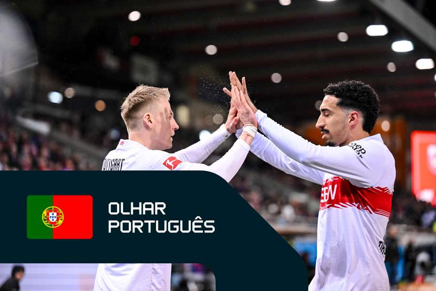 Tiago Tomás em destaque no Estugarda