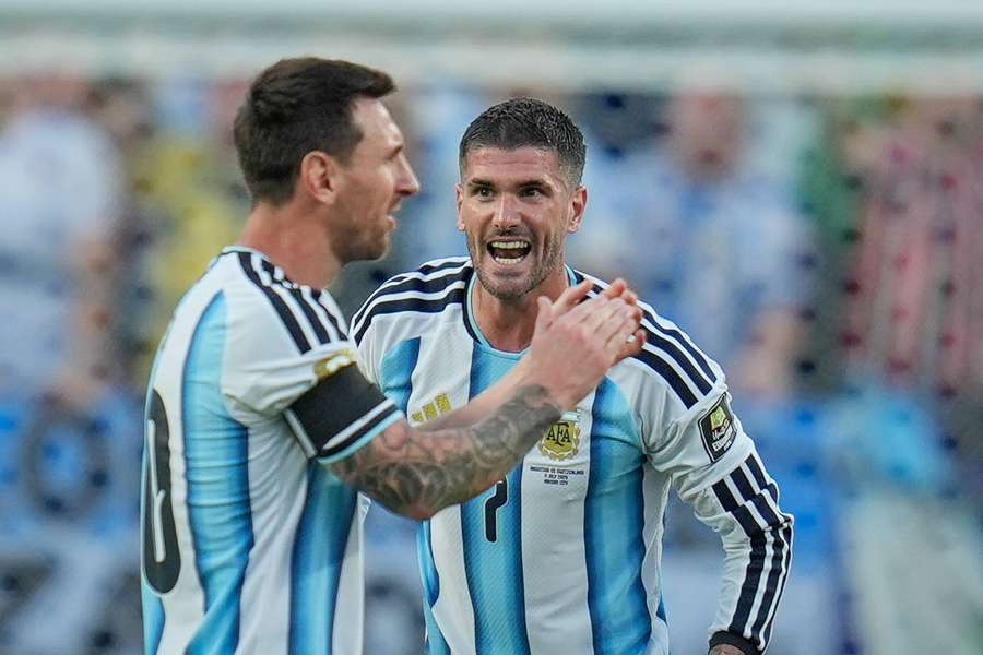 Rodrigo De Paul și Lionel Messi Rodrigo De Paul și Lionel Messi