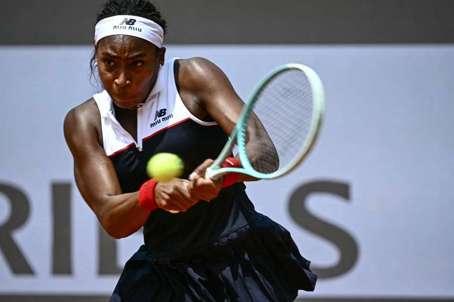 Coco Gauff continue à Rome.