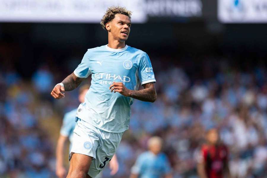 Manchester City defender Nico O'Reilly. Manchester City defender Nico O'Reilly.