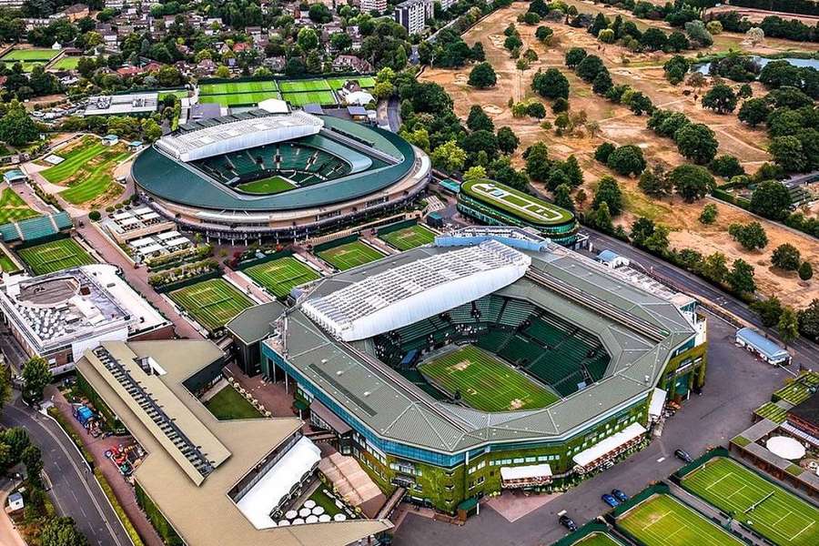 Wimbledon, tout en vert.