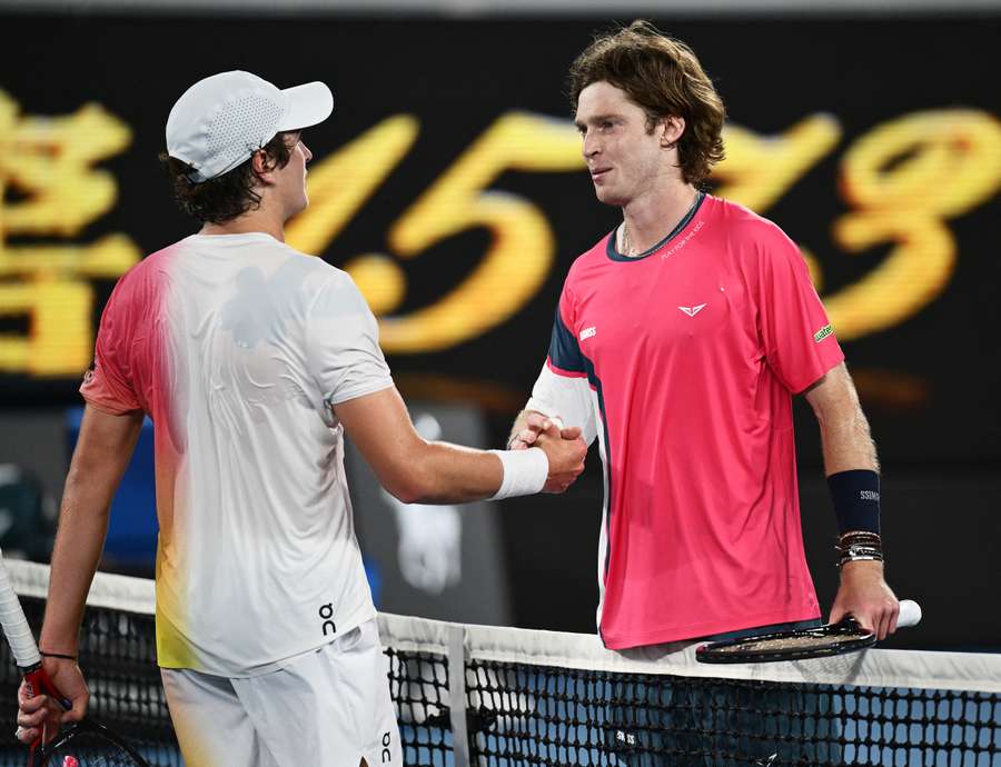 João Fonseca fez uma partida dominante contra Andrey Rublev