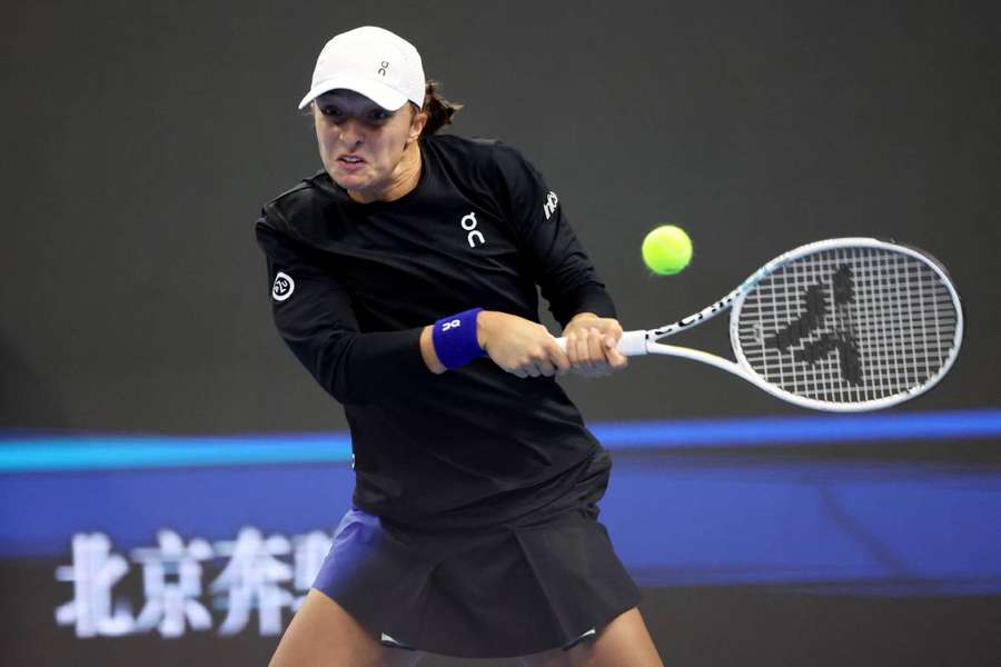 Swiatek tinha acabado de ganhar o seu primeiro título WTA 1000 da época em Pequim
