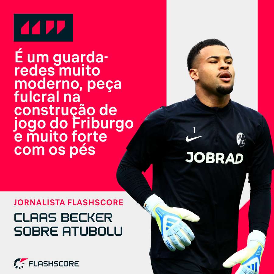 Claas Becker, jornalista do Flashscore, avalia Atubolu
