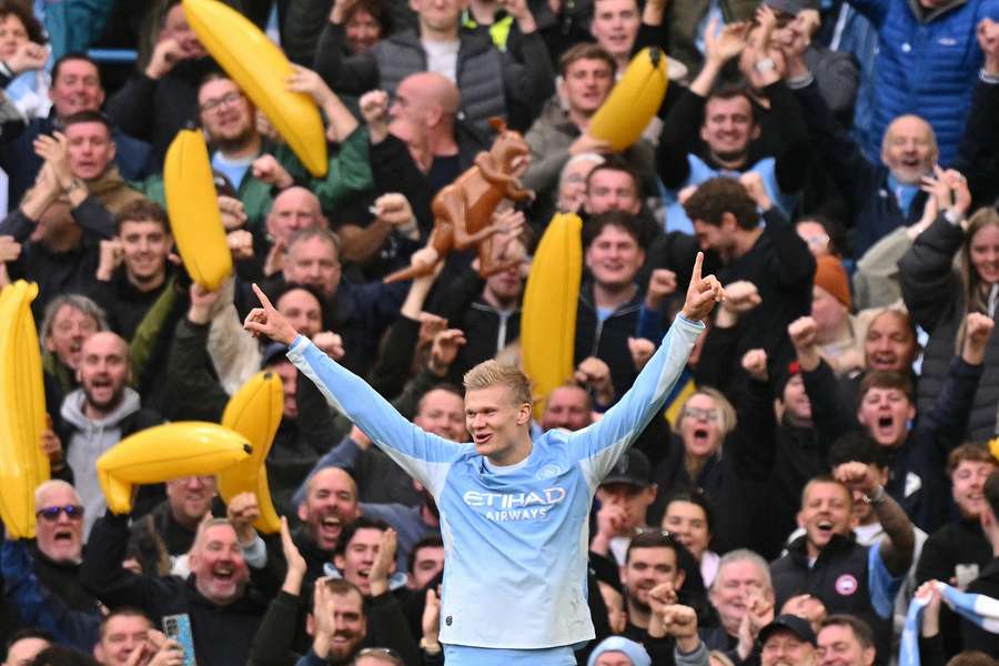 Haaland hat-trick sees Man City beat Ipswich to continue perfect Premier League start