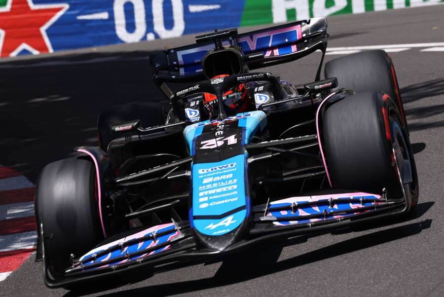 Esteban Ocon tijdens de GP van Monaco