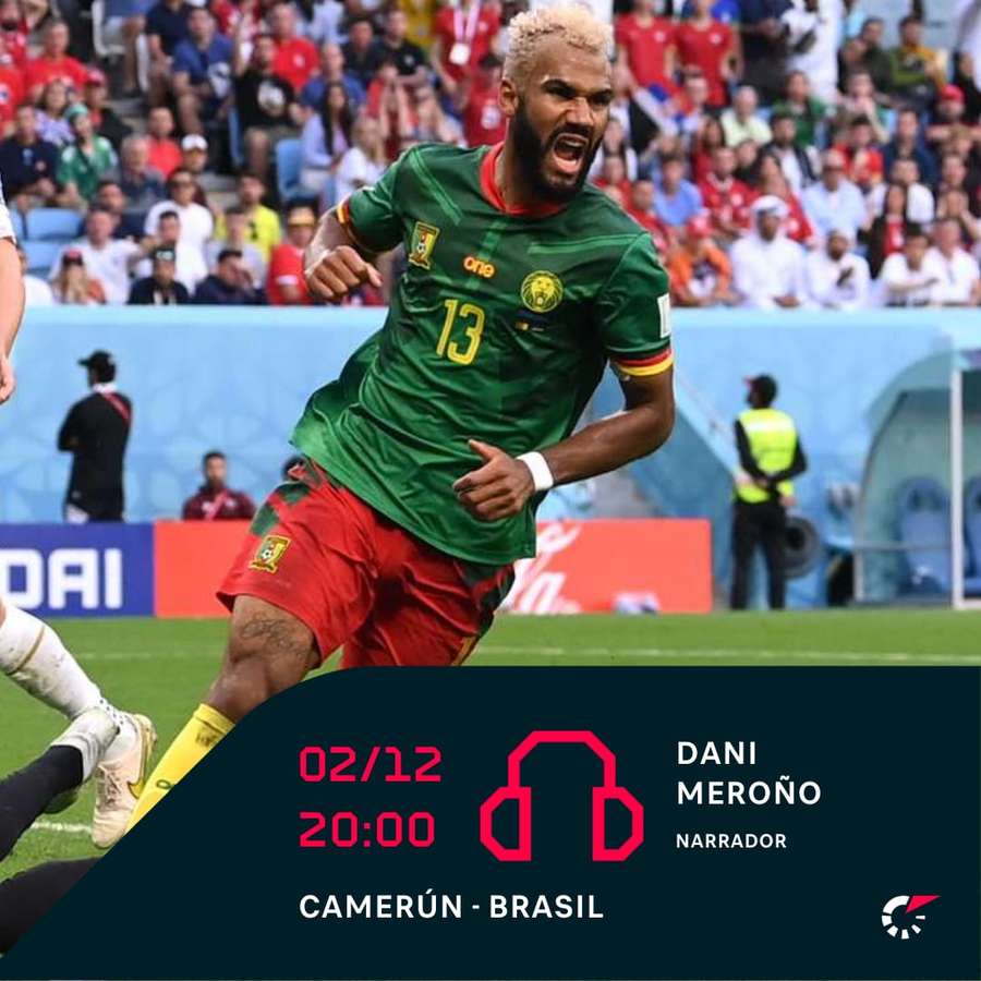 Camerún - Brasil, en directo