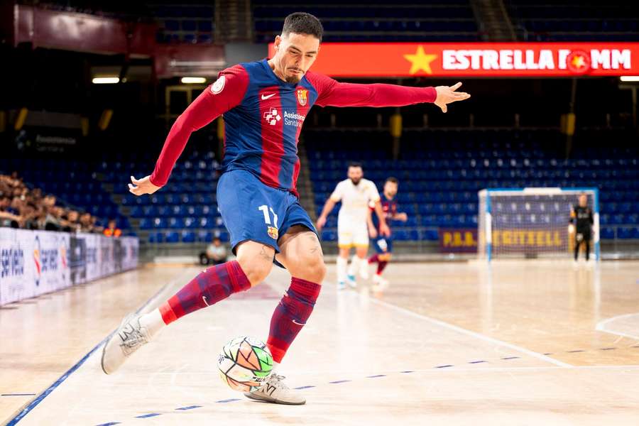 Erick Mendonça chegou ao Barcelona em 2023/24 Erick Mendonça chegou ao Barcelona em 2023/24
