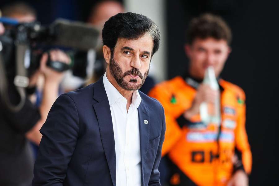 Mohammed Ben Sulayem in Miami. Mohammed Ben Sulayem in Miami.