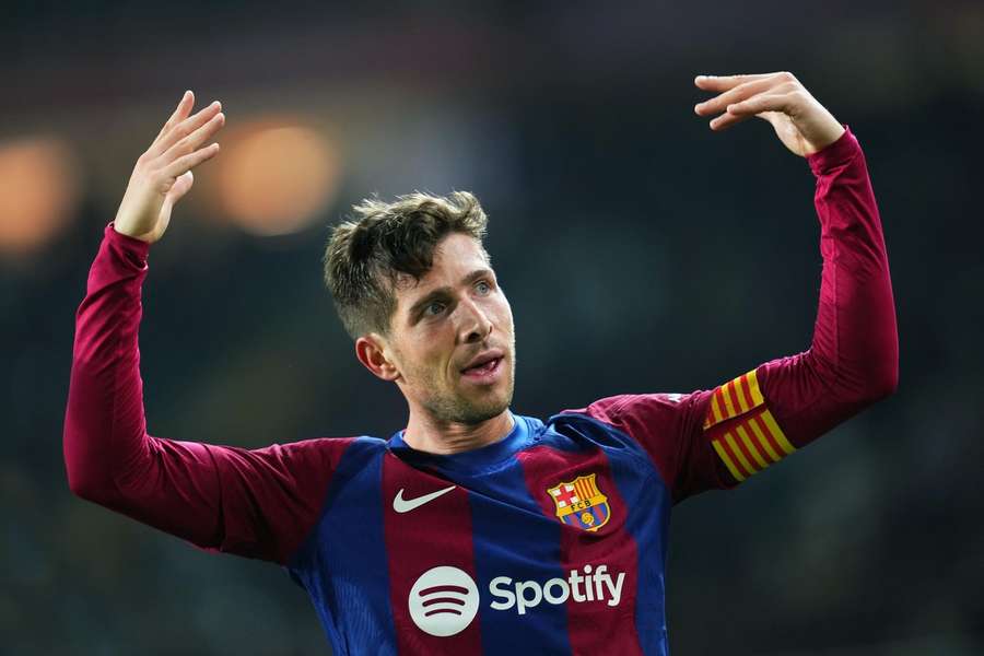 Sergi Roberto rettete den Sieg für Barcelona.