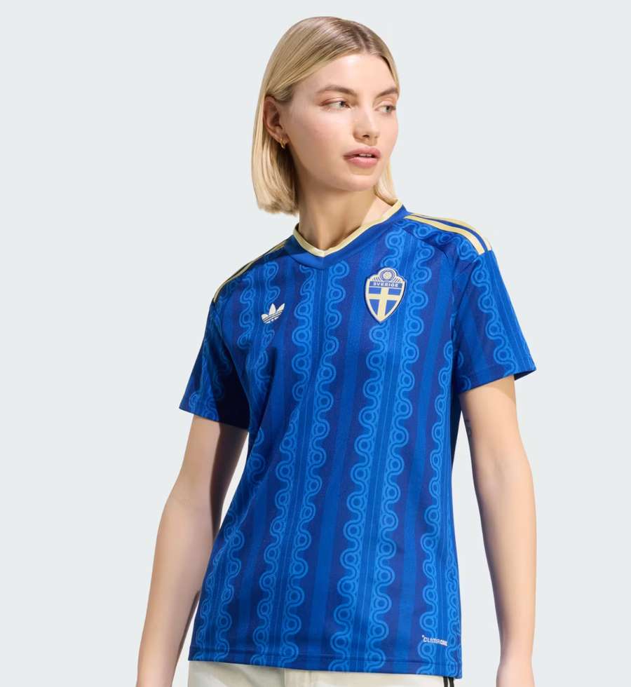 Camisa reserva da Sueca para a Copa Camisa reserva da Sueca para a Copa