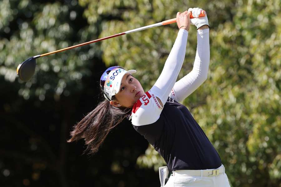 Atthaya Thitikul in actie op de LPGA Japan Classic