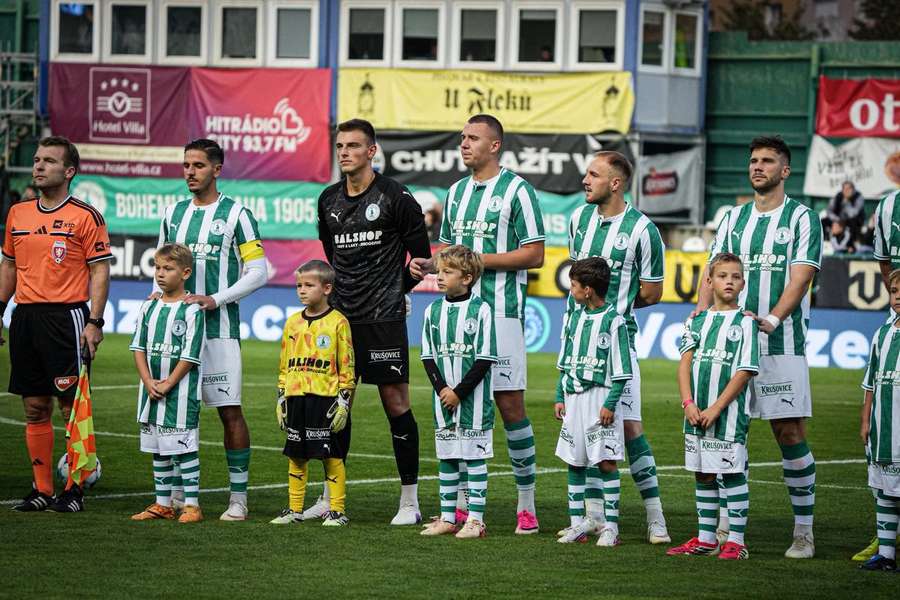 Hráči Bohemians Praha.