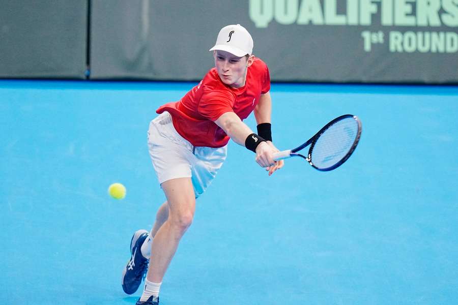 Elmer Møller fought valiantly but it wasn´t enough against Kecmanovic