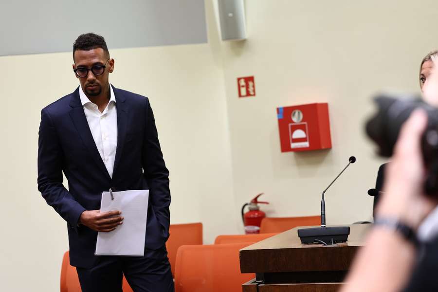 Jerome Boateng in de rechtbank