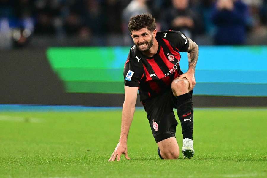 Pulisic in action for AC Milan