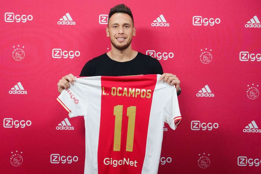 Lucas Ocampos fez apenas seis jogos no Ajax