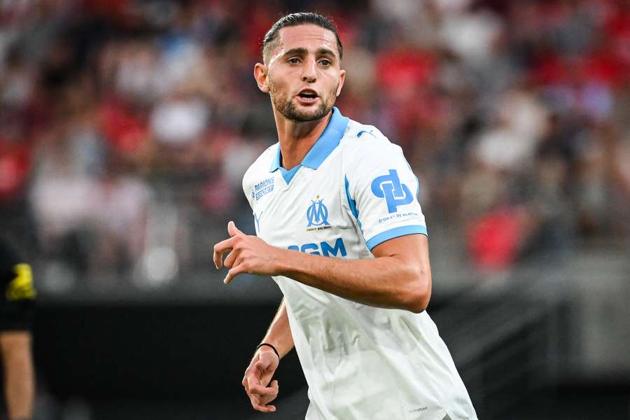 Rabiot lors du match à Rennes.