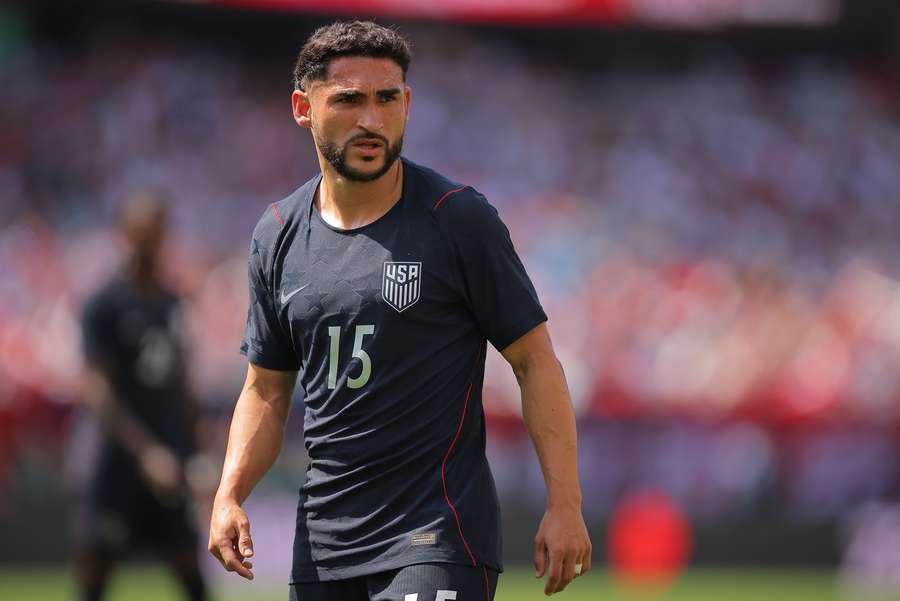 USA Christian Roldan looks on during friendly match against Germany ahead of 2026 World Cup USA Christian Roldan looks on during friendly match against Germany ahead of 2026 World Cup