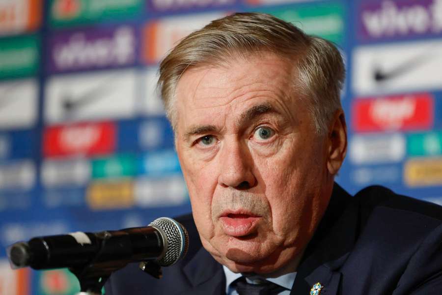 Carlo Ancelotti, técnico da seleção brasileira Carlo Ancelotti, técnico da seleção brasileira