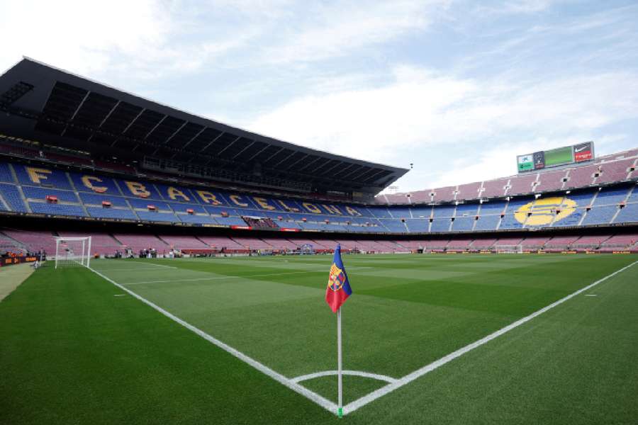 General view inside Camp Nou