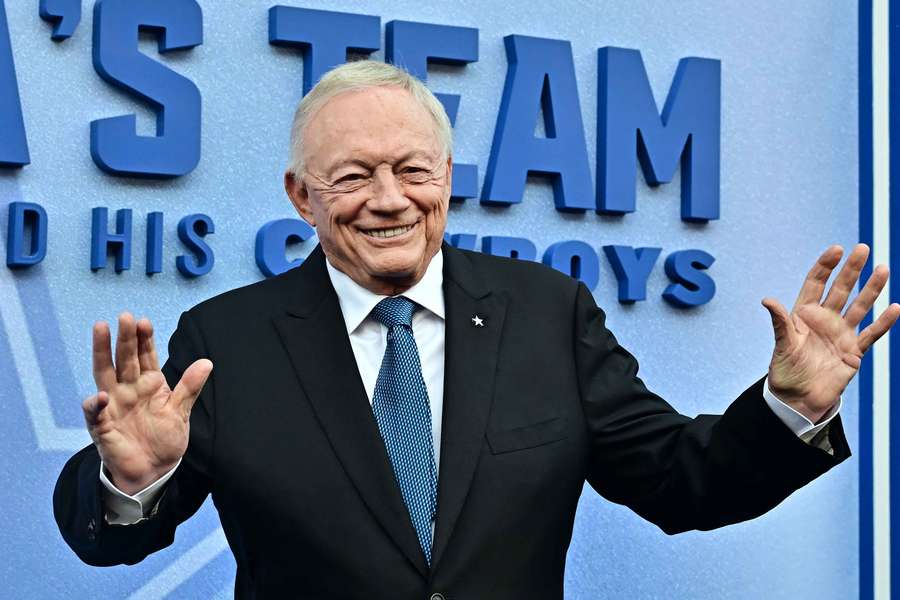 Jerry Jones at the Netflix premiere of "America's Team: The Gambler and His Cowboys" (2025)