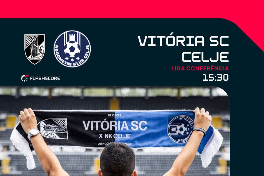 Partida vai ser em Guimarães