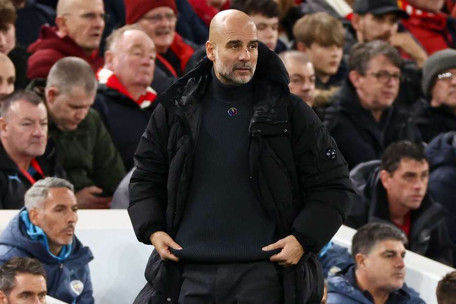 Pep Guardiola în fața fanilor săi