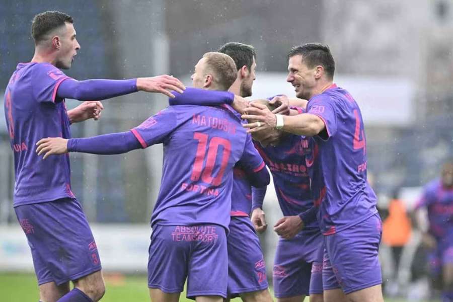 Bohemians oslavují cenné vítězství nad Slováckem.