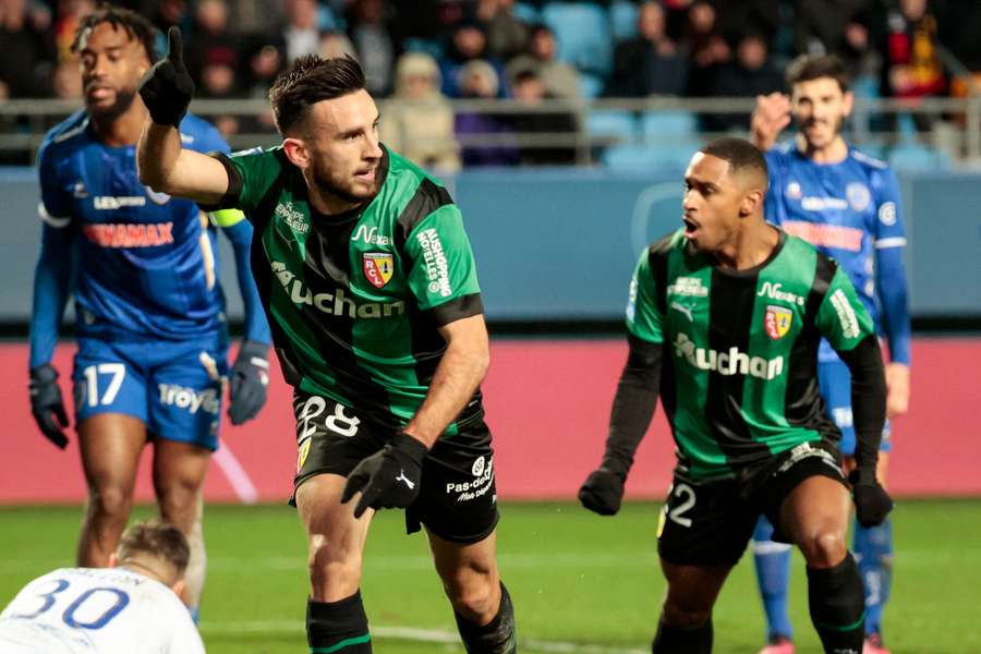 Adrien Thomasson, buteur contre Troyes