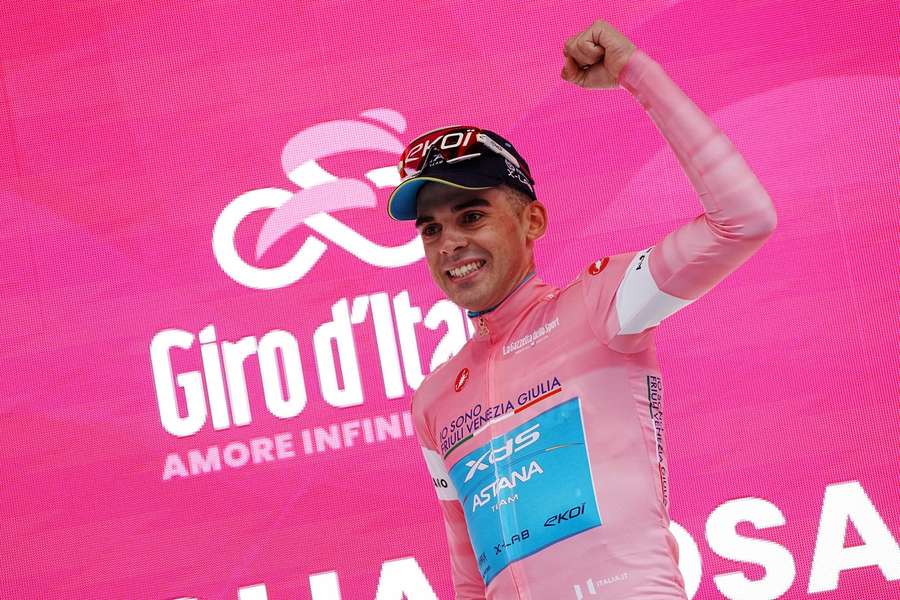 Guillermo Silva assumiu a liderança da Volta a Itália