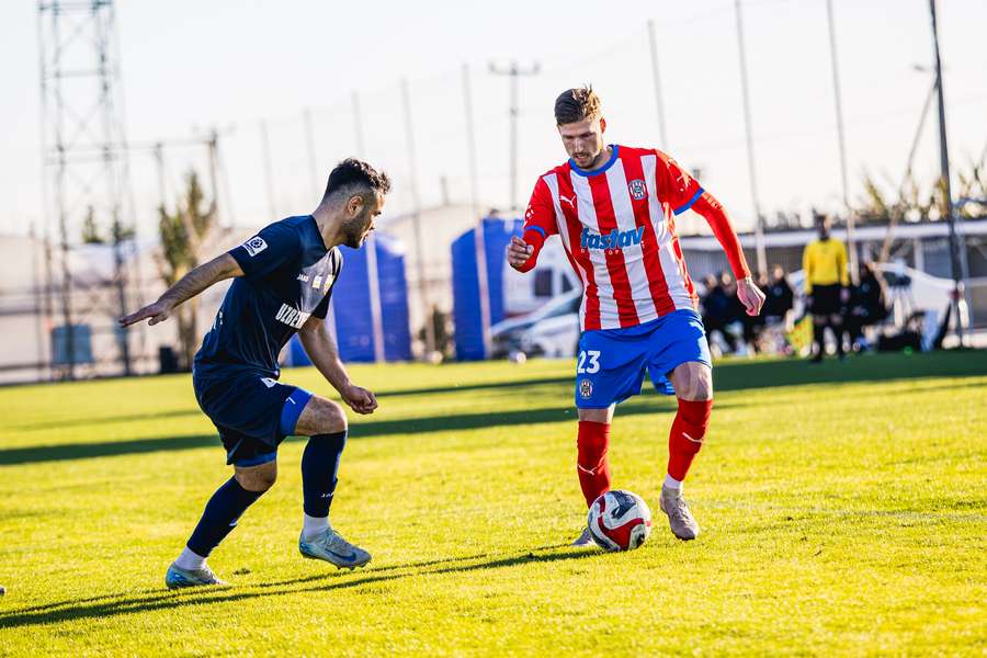 Lukáš Vorlický odehrál přípravný zápas proti uzbeckému Bunyodkoru.