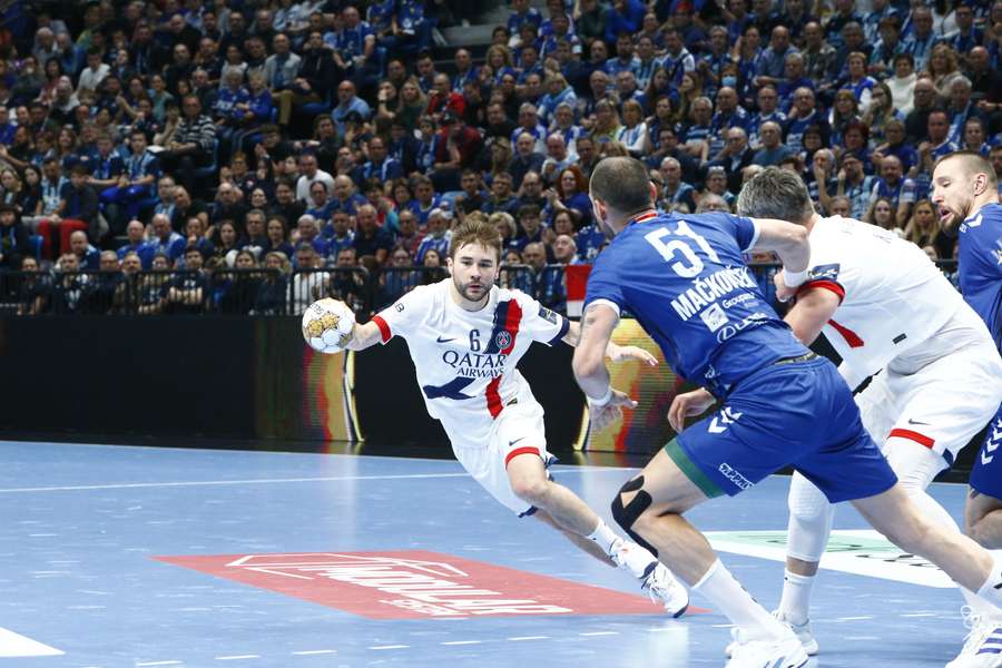 Luc Steins en action ce jeudi.