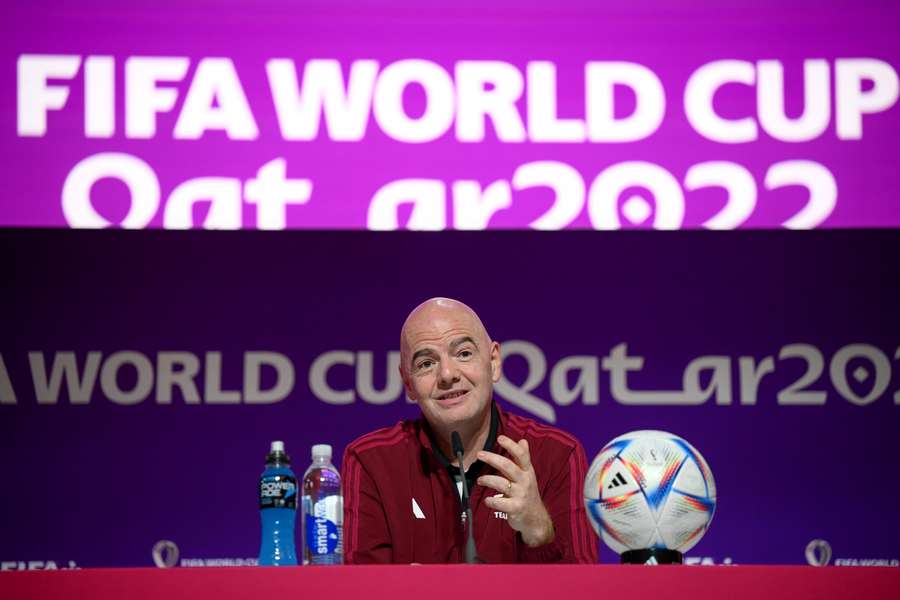 Gianni Infantino deixou elogios aos árbitros do Mundial-2022