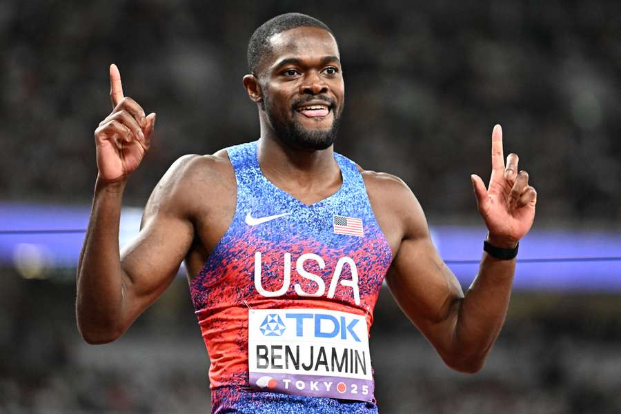 Rai Benjamin a eu chaud.