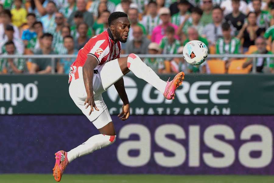 Iñaki Williams durante el Betis-Athletic