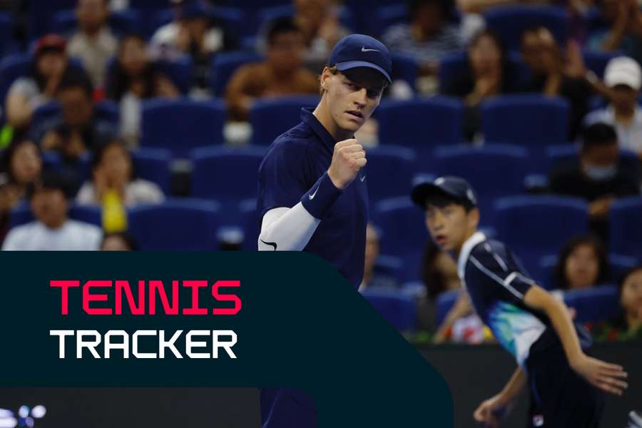 Sinner is in Beijing action this morning