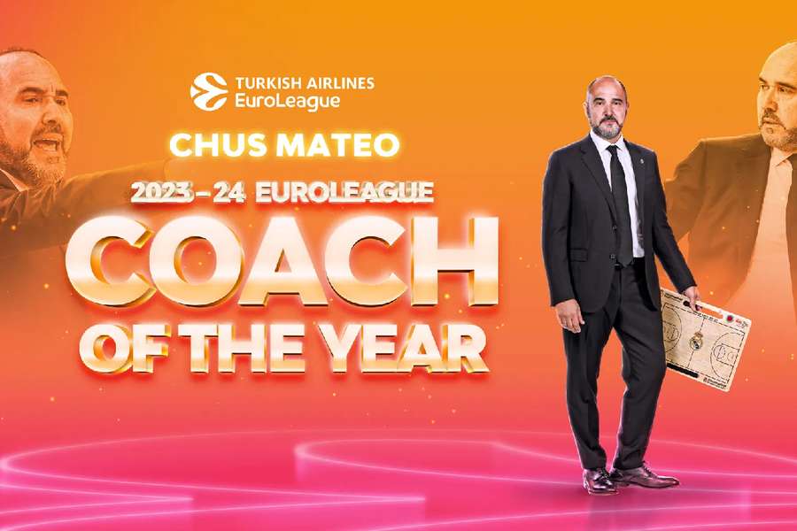 Chus Mateo, Mejor Entrenador del Año en la Euroliga