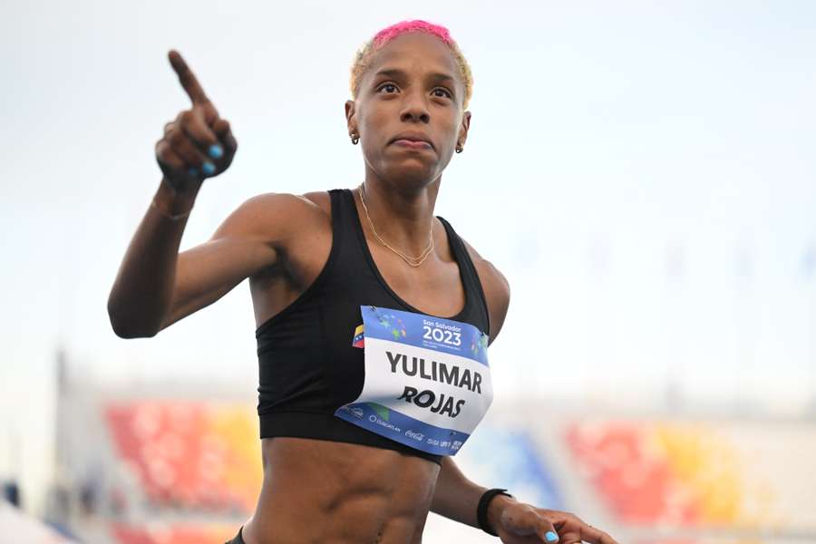 Yulimar Rojas, tras ganar el oro en los Juegos del Caribe en El Salvador