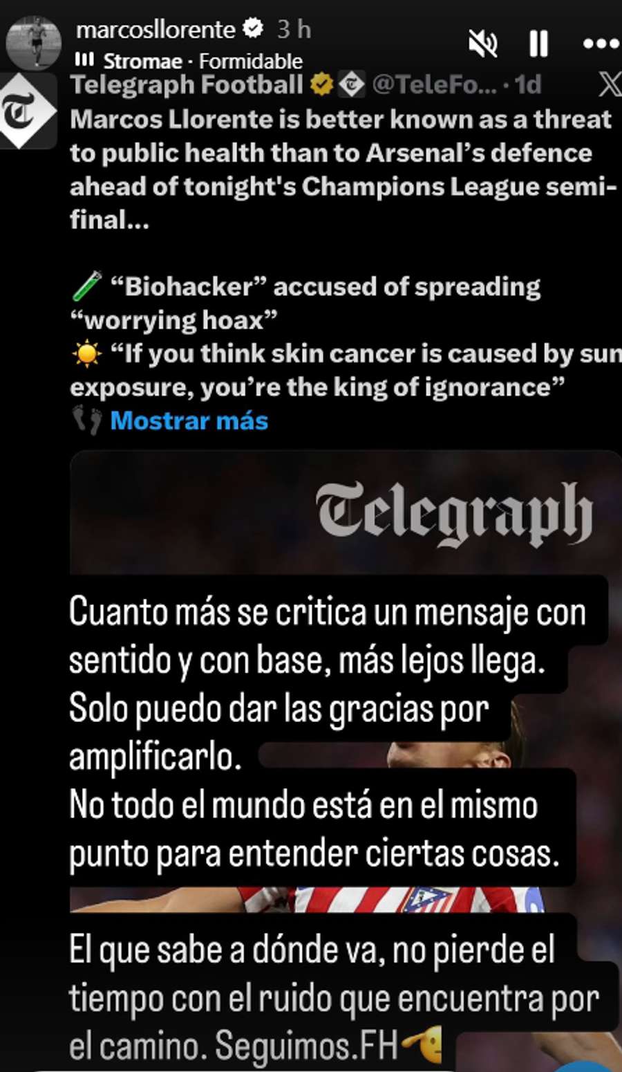 Comentario de Marcos Llorente