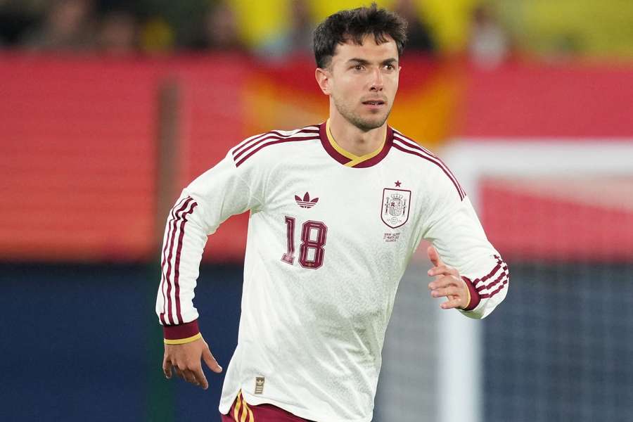 Martín Zubimendi, en el España-Serbia Martín Zubimendi, en el España-Serbia