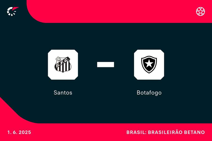 Santos e Botafogo jogam neste domingo (1), às 16h, na Vila Belmiro