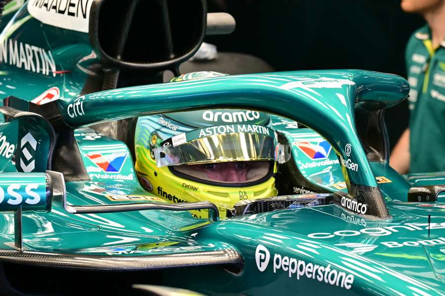 Fernando Alonso no se encontró a gusto con su Aston Martin