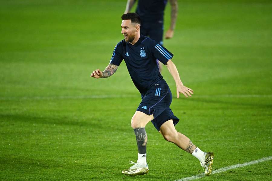 Messi is currently on World Cup duty