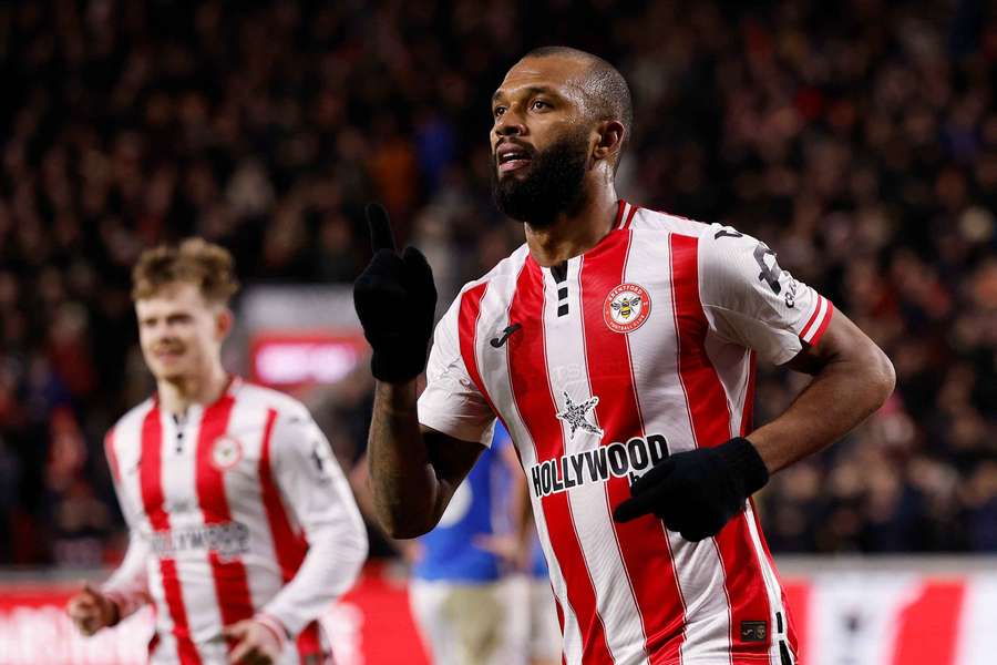 Igor Thiago celebrates one of his two goals on Wednesday night Igor Thiago celebrates one of his two goals on Wednesday night