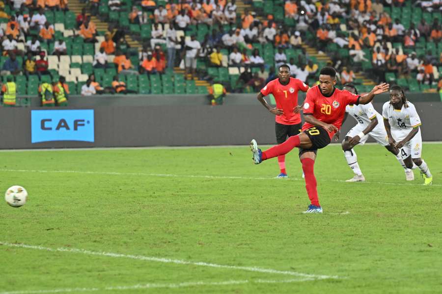 Geny Catamo slotted home Mozambique's first of two goals in second-half stoppage time