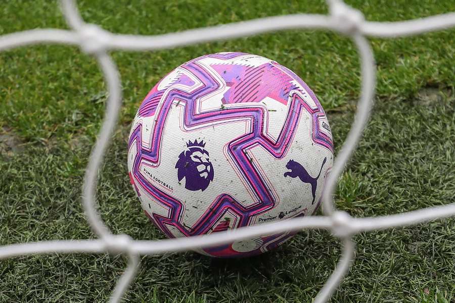 A general shot of the Premier League match ball
