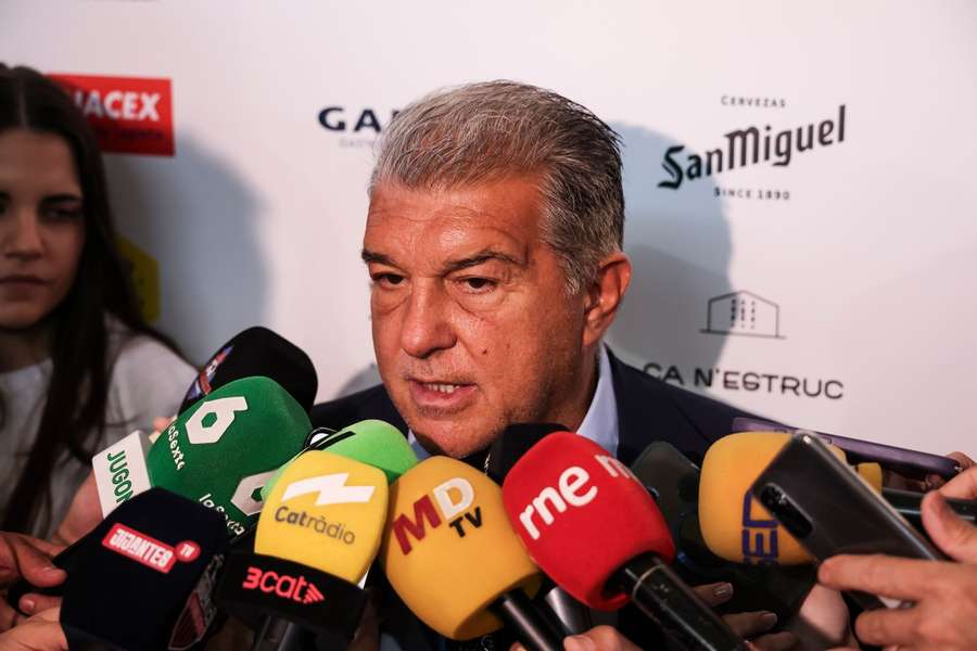 Juan Laporta, președintele clubului FC Barcelona Juan Laporta, președintele clubului FC Barcelona