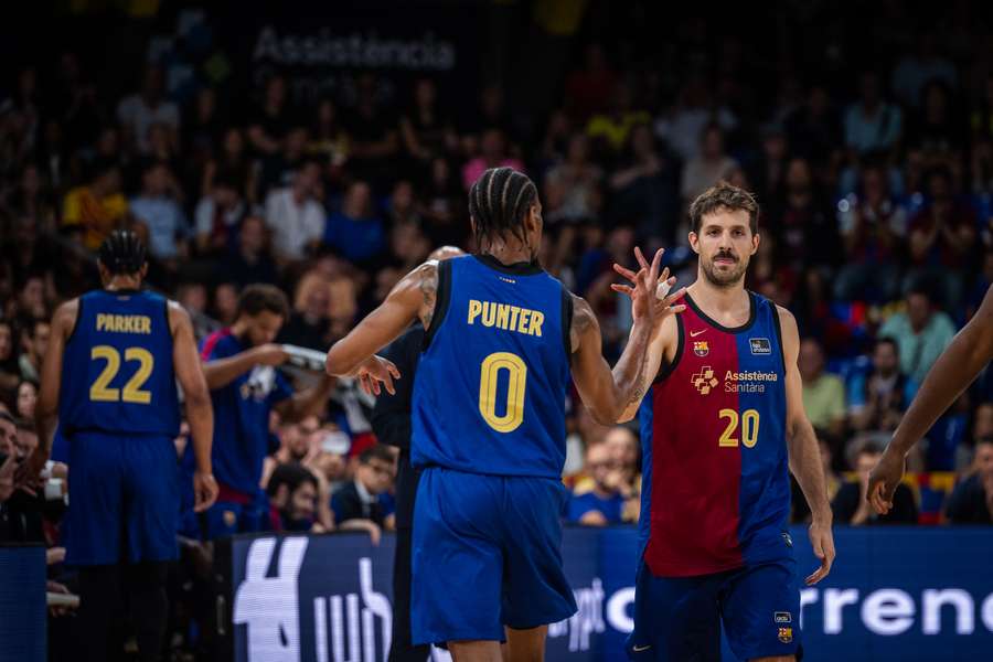 El Barcelona, con problemas en la Euroliga, aunque suma una victorias más que el Real Madrid.