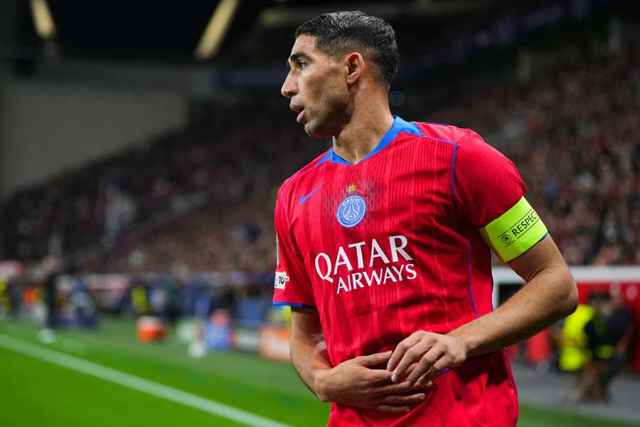 Hakimi en Ligue des champions.